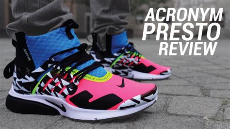 Acronym X Nike Presto Mid 2018 Review, On Feet & Giveaway!